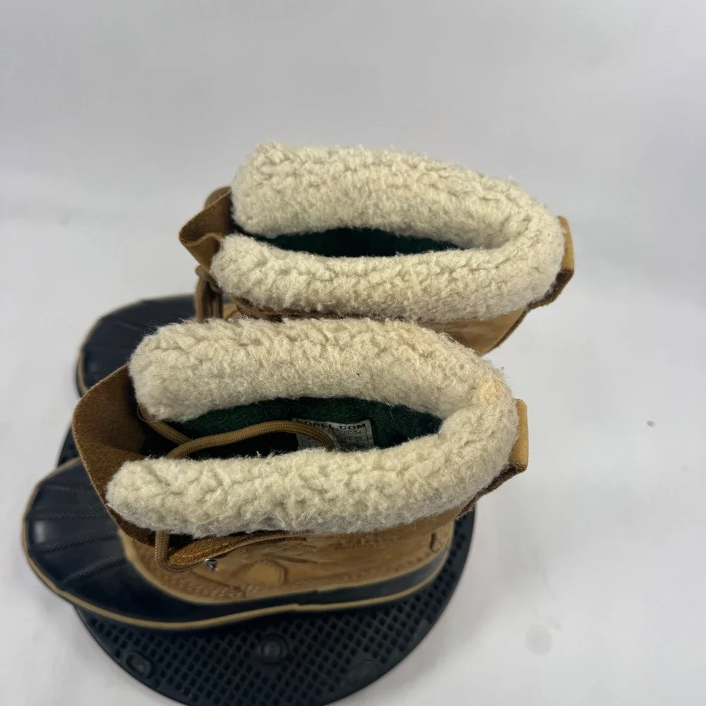 Women's Tan Sorel Caribou Winter Boots Waterproof Size 6‎ Removable Liner